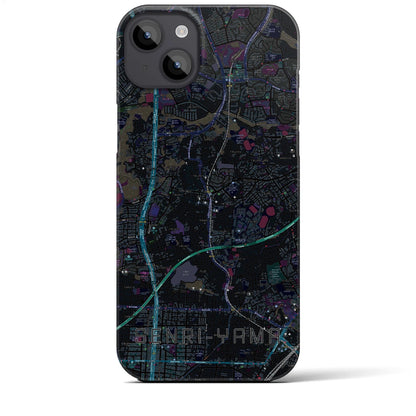 【千里山（大阪府）】地図柄iPhoneケース（バックカバータイプ）