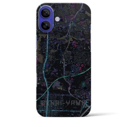 【千里山（大阪府）】地図柄iPhoneケース（バックカバータイプ）