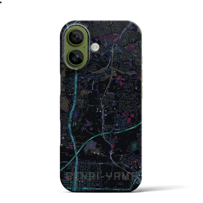 【千里山（大阪府）】地図柄iPhoneケース（バックカバータイプ）