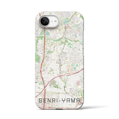 【千里山（大阪府）】地図柄iPhoneケース（バックカバータイプ）