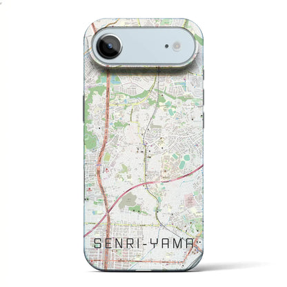 【千里山（大阪府）】地図柄iPhoneケース（バックカバータイプ）