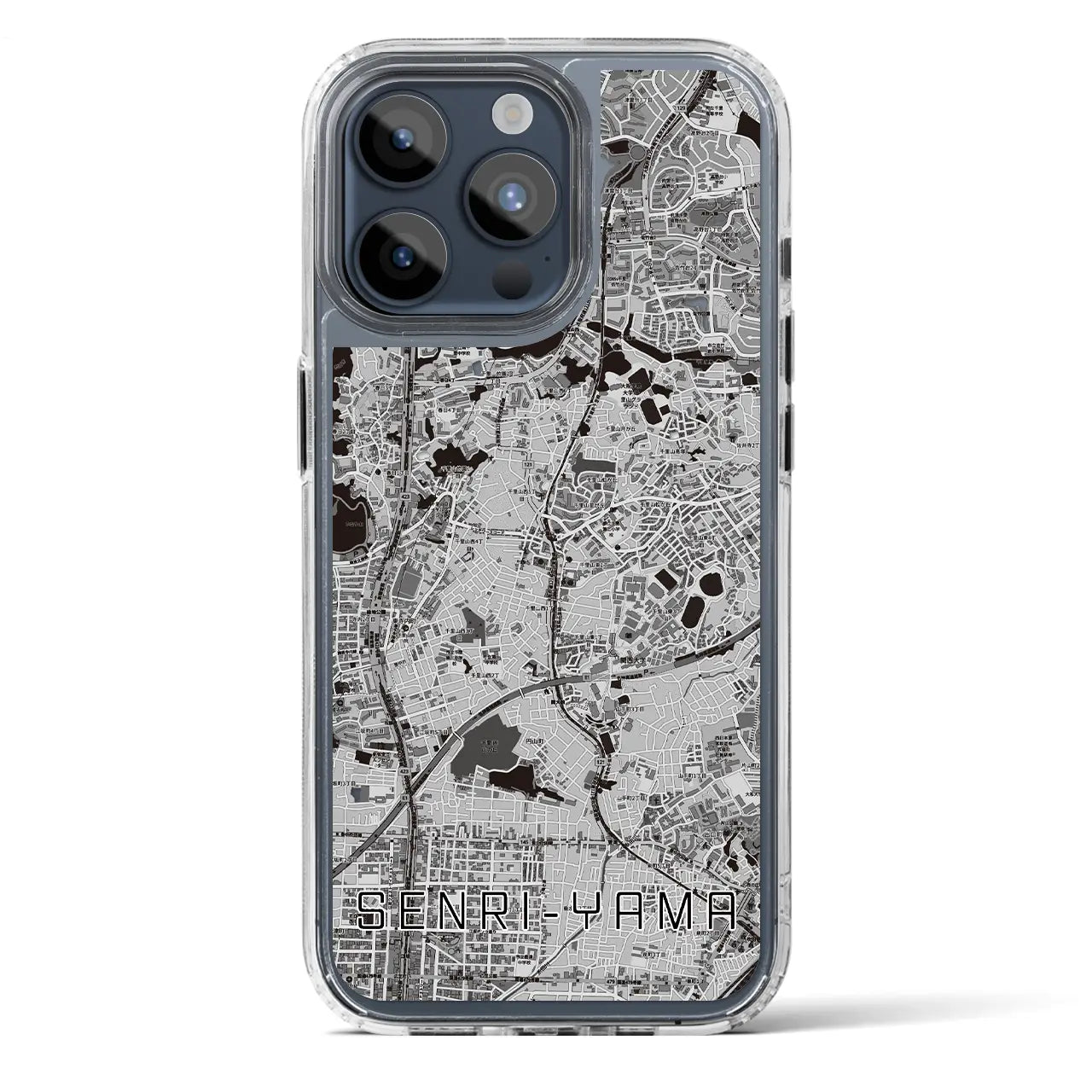 【千里山（大阪府）】地図柄iPhoneケース（MagSafeタイプ）