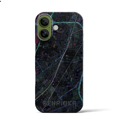 【千里丘（大阪府）】地図柄iPhoneケース（バックカバータイプ）