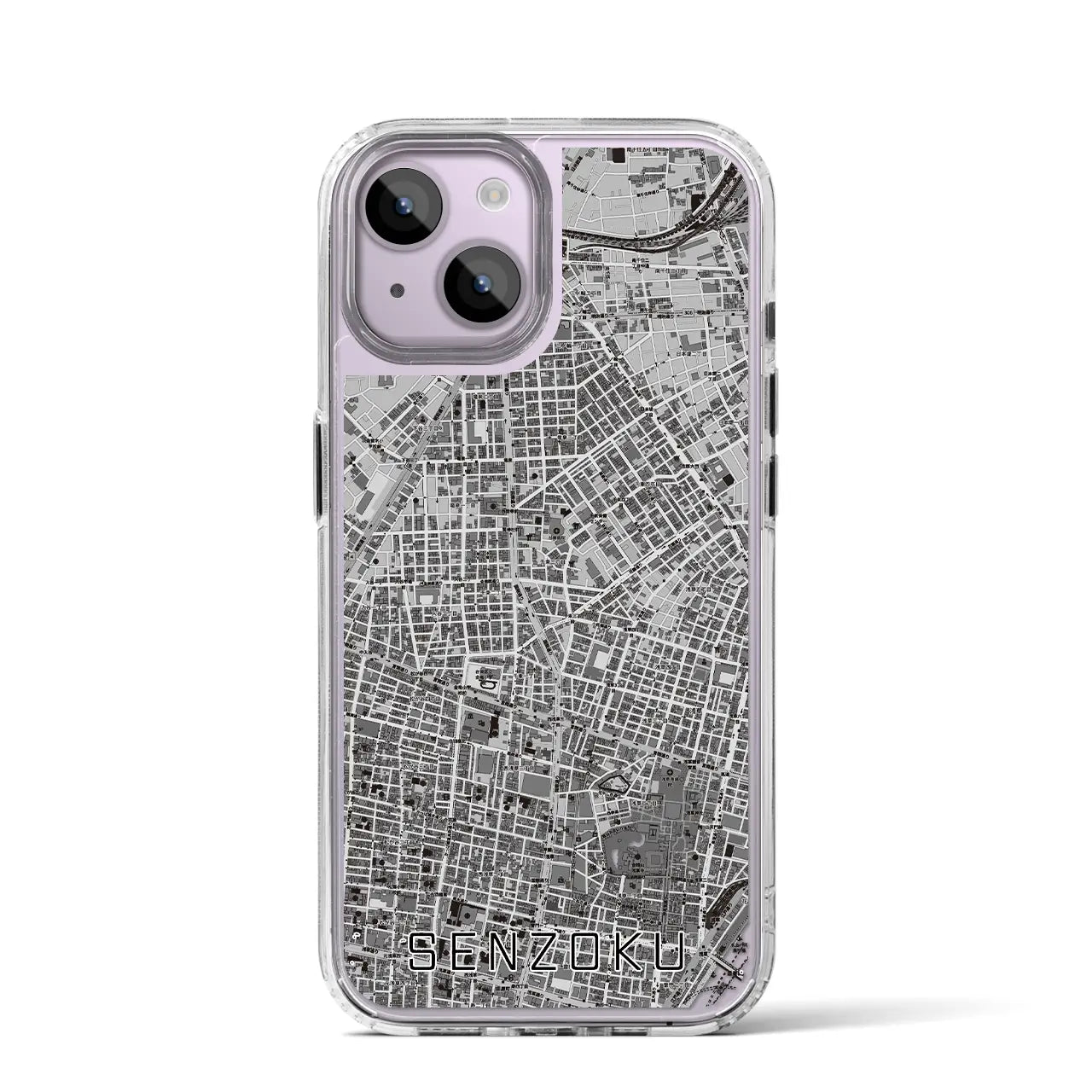 【千束（東京都）】地図柄iPhoneケース（MagSafeタイプ）
