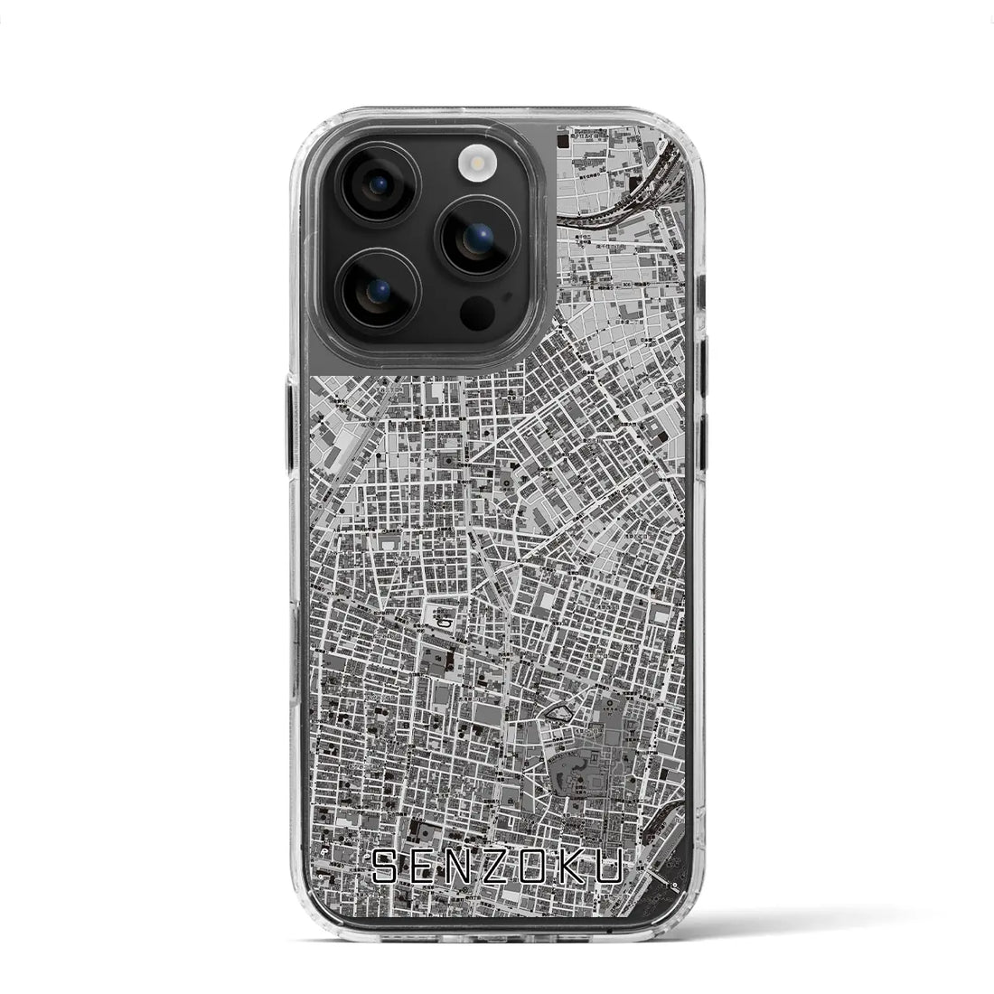 【千束（東京都）】地図柄iPhoneケース（MagSafeタイプ）