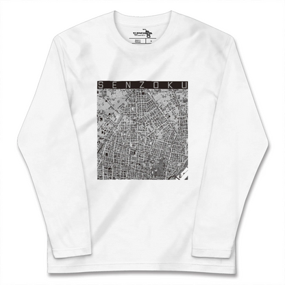【千束（東京都）】地図柄ロングスリーブTシャツ