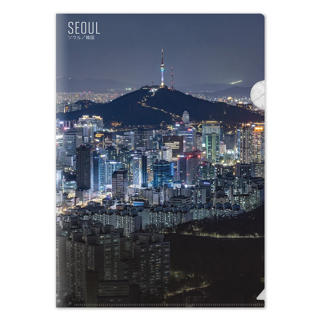 【ソウル(韓国)】Map World クリアファイル
