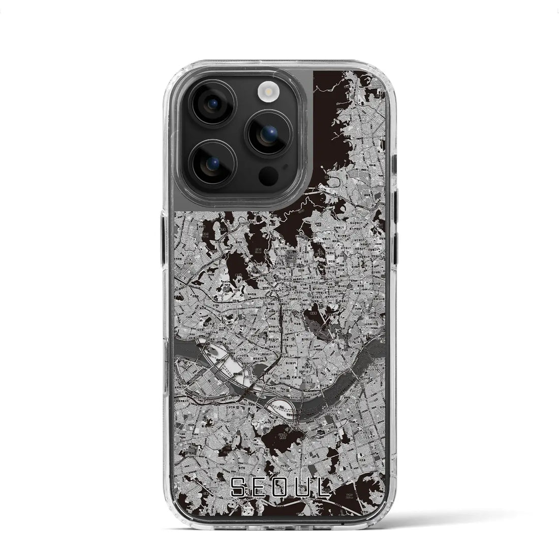 【ソウル(韓国)】地図柄iPhoneケース(MagSafeタイプ)