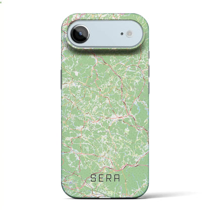 【世羅（広島県）】地図柄iPhoneケース（バックカバータイプ）