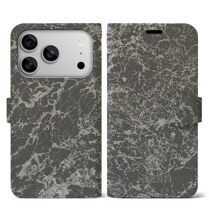 【世羅（広島県）】地図柄iPhoneケース（手帳タイプ）