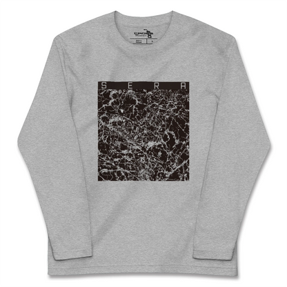 【世羅（広島県）】地図柄ロングスリーブTシャツ