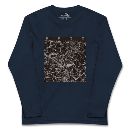 【世羅（広島県）】地図柄ロングスリーブTシャツ