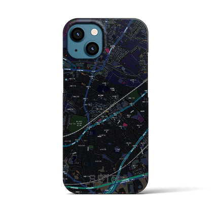 【瀬田（滋賀県）】地図柄iPhoneケース（バックカバータイプ）