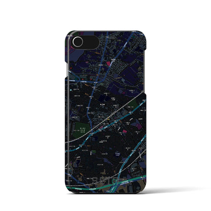 【瀬田（滋賀県）】地図柄iPhoneケース（バックカバータイプ）