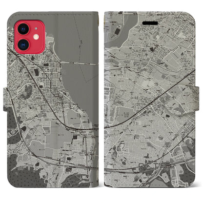 【瀬田（滋賀県）】地図柄iPhoneケース（手帳タイプ）