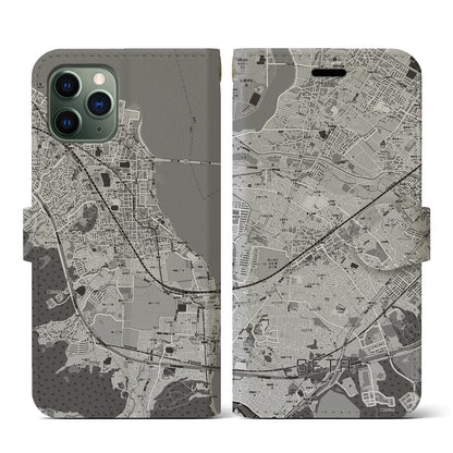 【瀬田（滋賀県）】地図柄iPhoneケース（手帳タイプ）