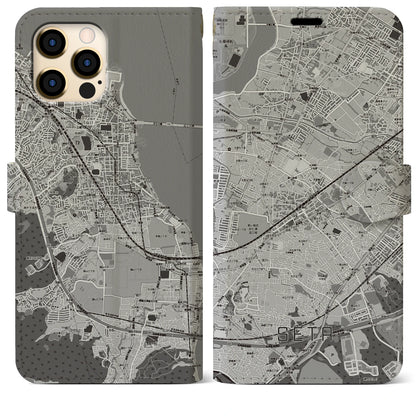 【瀬田（滋賀県）】地図柄iPhoneケース（手帳タイプ）