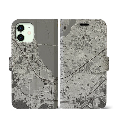 【瀬田（滋賀県）】地図柄iPhoneケース（手帳タイプ）