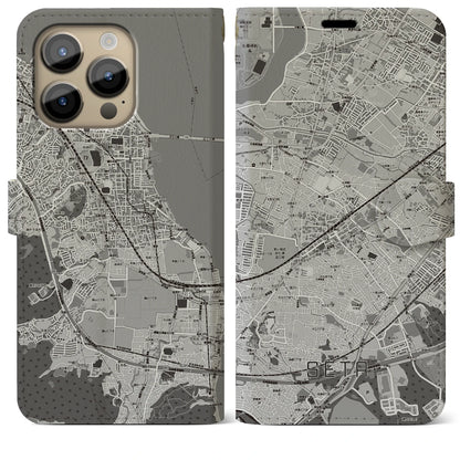 【瀬田（滋賀県）】地図柄iPhoneケース（手帳タイプ）