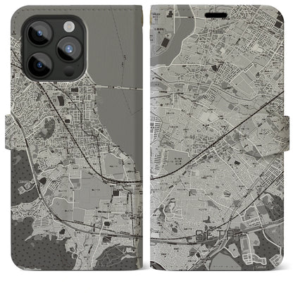 【瀬田（滋賀県）】地図柄iPhoneケース（手帳タイプ）