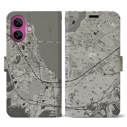 【瀬田（滋賀県）】地図柄iPhoneケース（手帳タイプ）