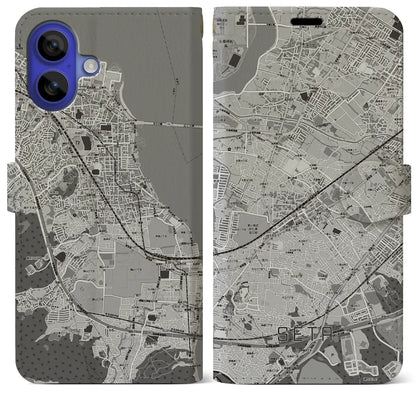 【瀬田（滋賀県）】地図柄iPhoneケース（手帳タイプ）