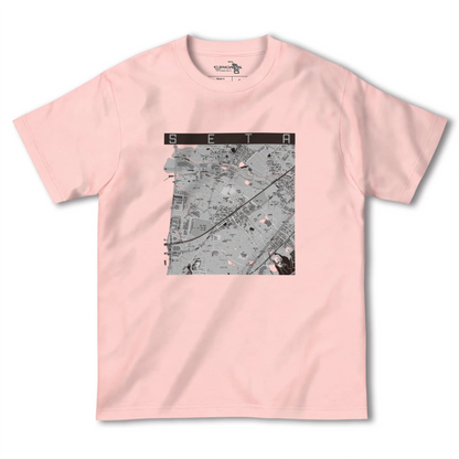 【瀬田（滋賀県）】地図柄ヘビーウェイトTシャツ