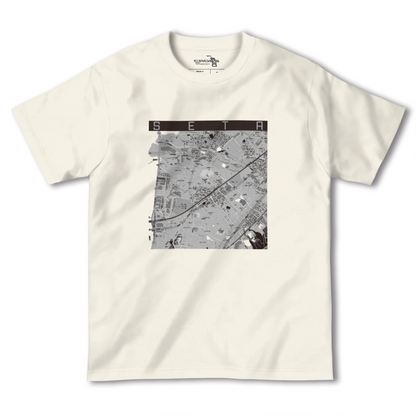 【瀬田（滋賀県）】地図柄ヘビーウェイトTシャツ