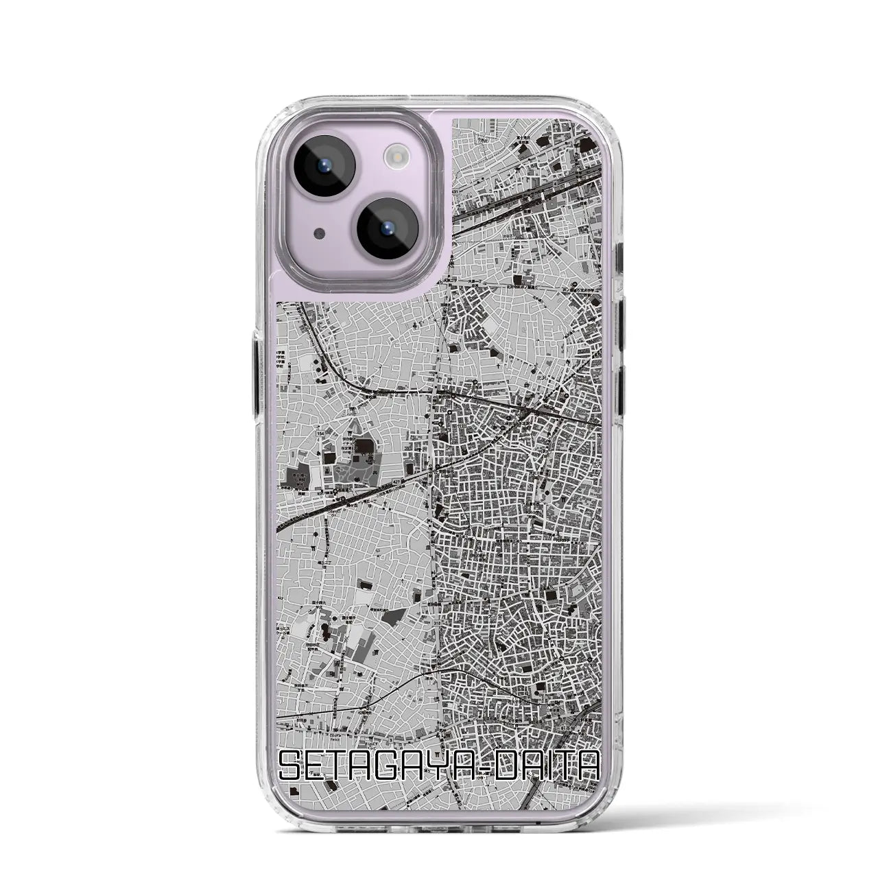 【世田谷代田（東京都）】地図柄iPhoneケース（MagSafeタイプ）