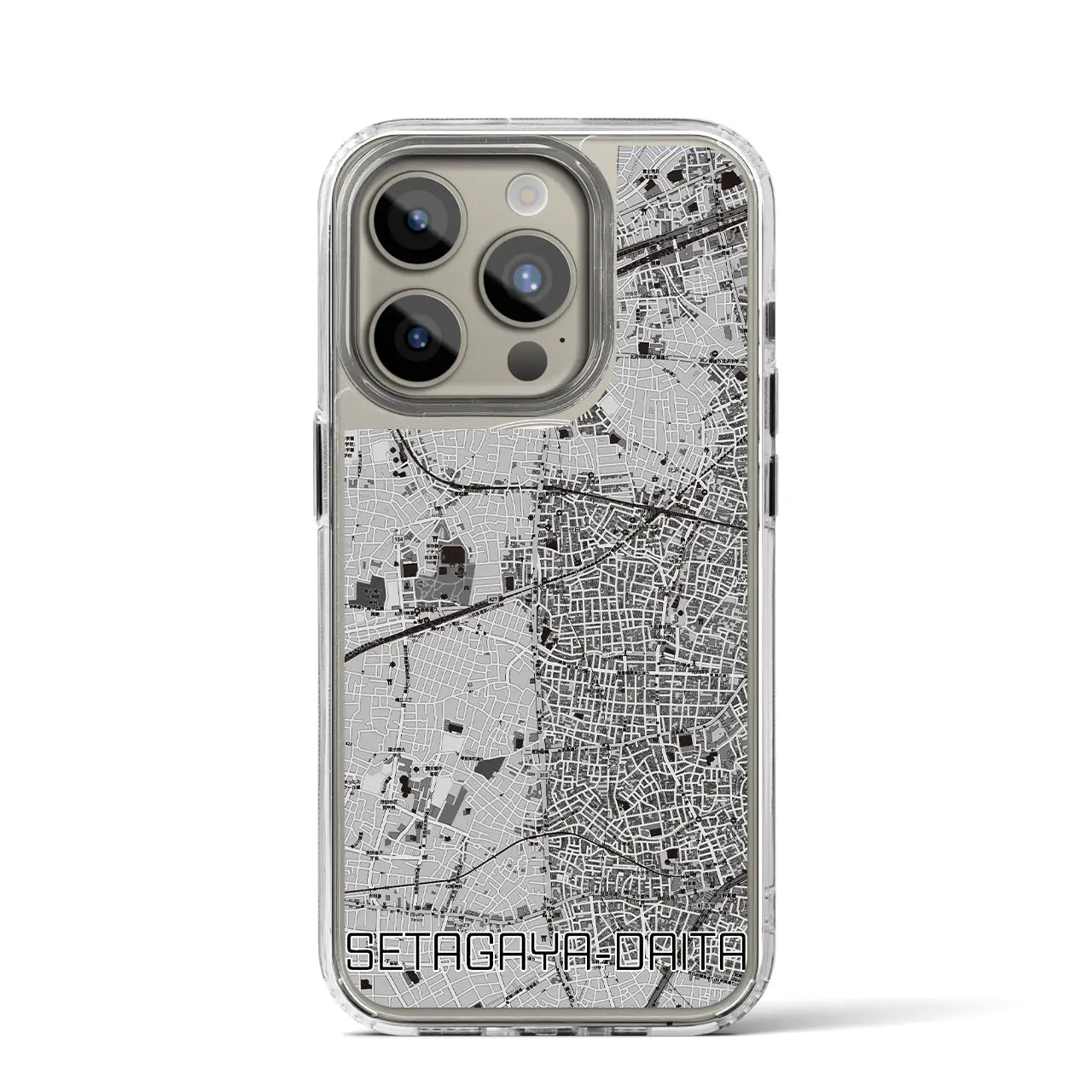 【世田谷代田（東京都）】地図柄iPhoneケース（MagSafeタイプ）