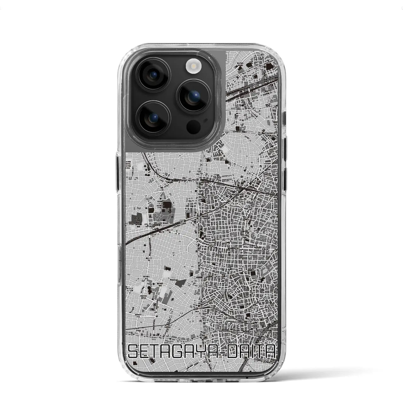 【世田谷代田（東京都）】地図柄iPhoneケース（MagSafeタイプ）