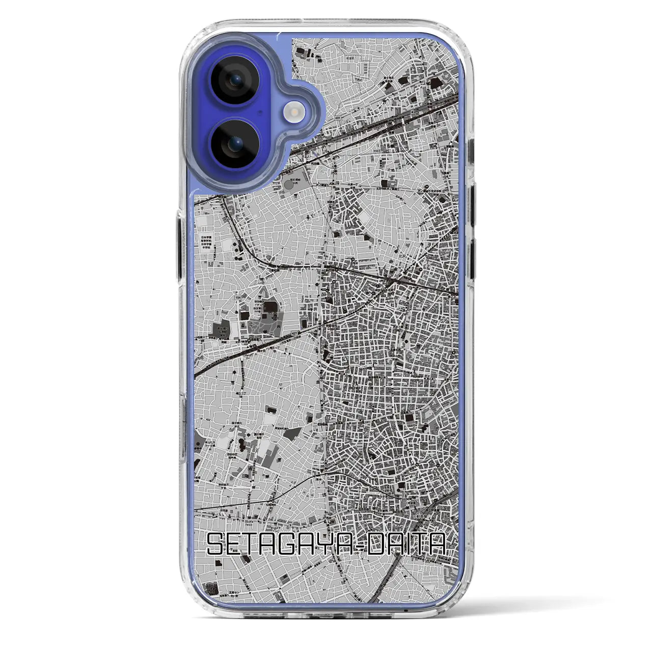 【世田谷代田（東京都）】地図柄iPhoneケース（MagSafeタイプ）