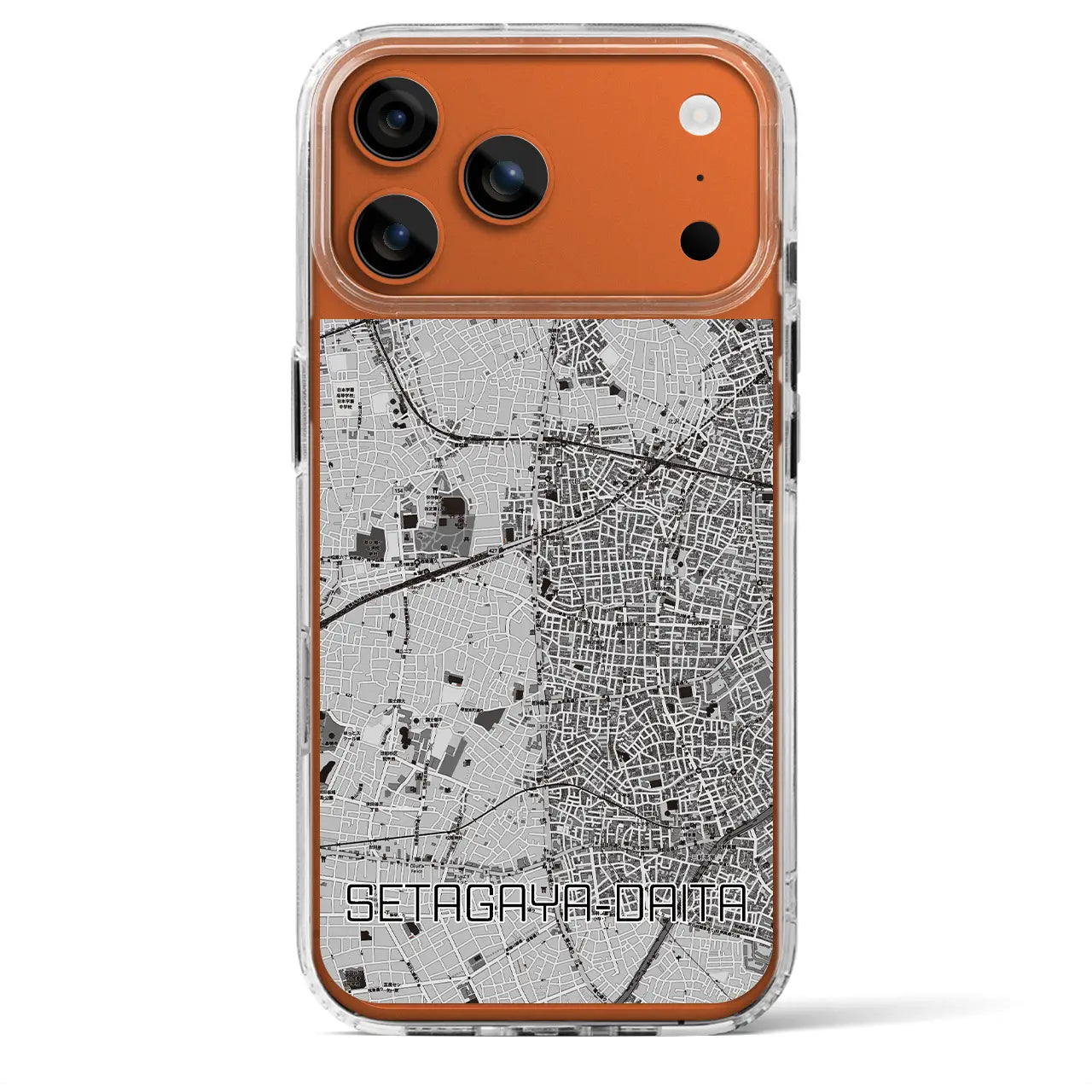 【世田谷代田（東京都）】地図柄iPhoneケース（MagSafeタイプ）