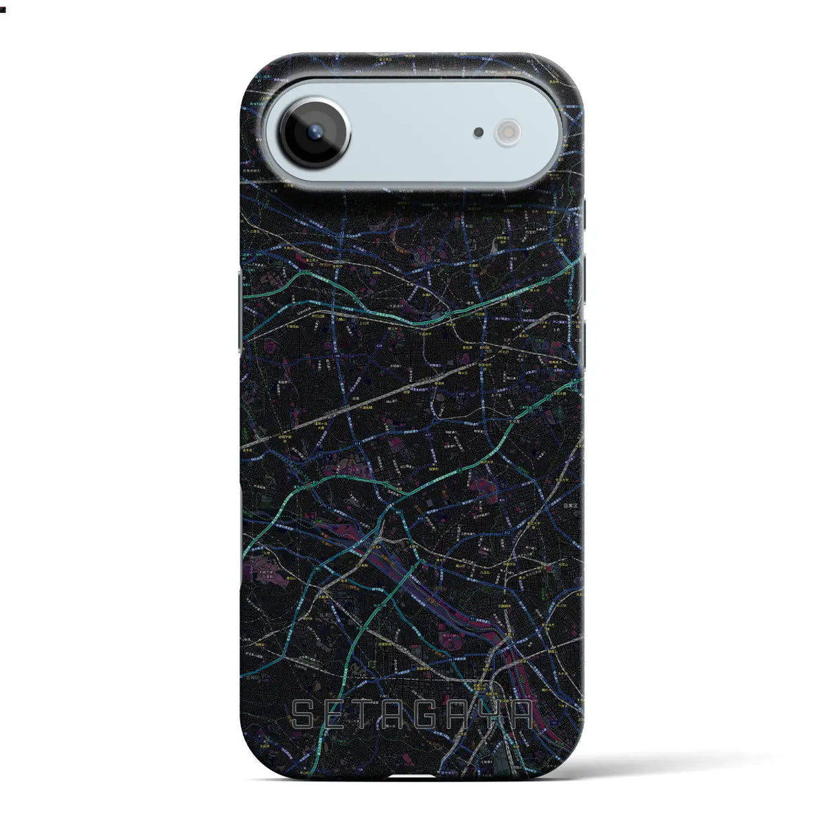 【世田谷2（東京都）】地図柄iPhoneケース（バックカバータイプ）