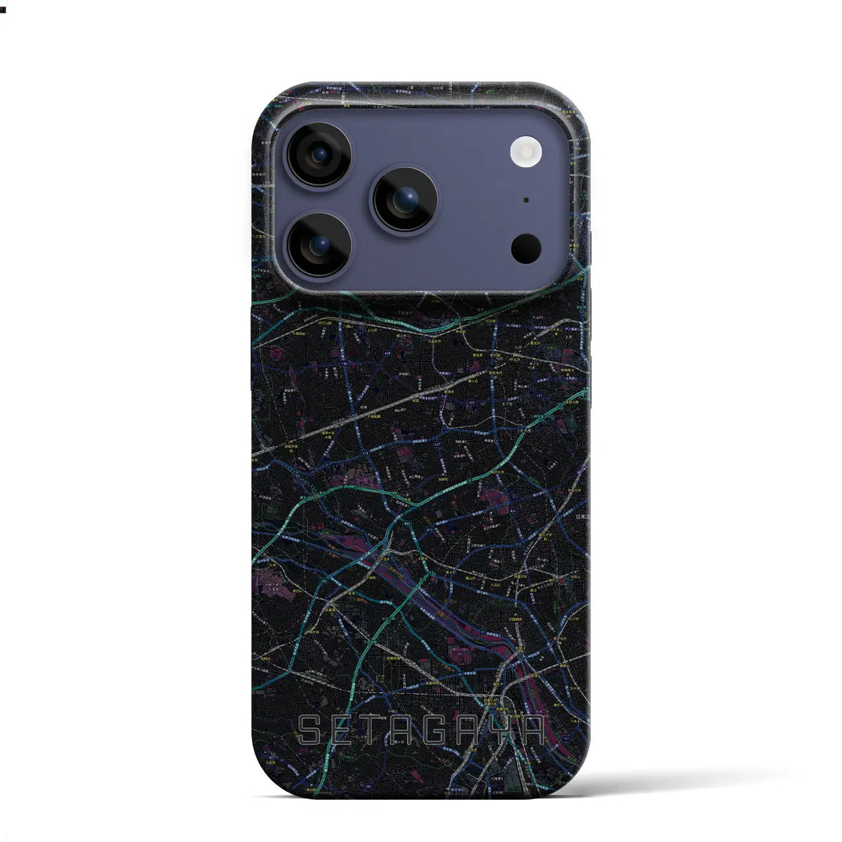 【世田谷2（東京都）】地図柄iPhoneケース（バックカバータイプ）