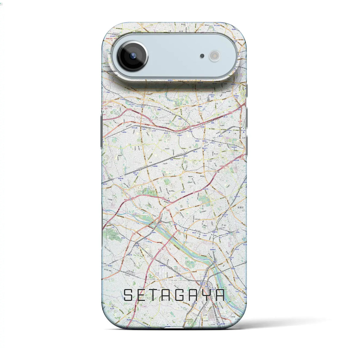 【世田谷2（東京都）】地図柄iPhoneケース（バックカバータイプ）