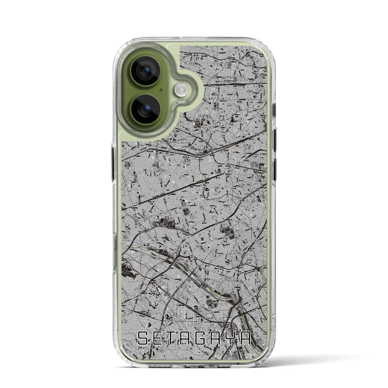 【世田谷2（東京都）】地図柄iPhoneケース（MagSafeタイプ）