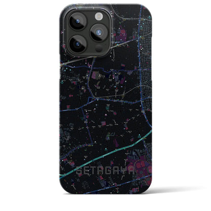 【世田谷（東京都）】地図柄iPhoneケース（バックカバータイプ）