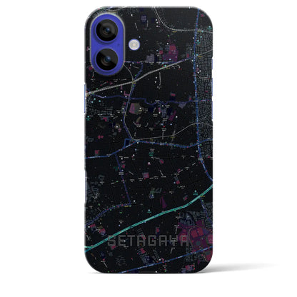 【世田谷（東京都）】地図柄iPhoneケース（バックカバータイプ）