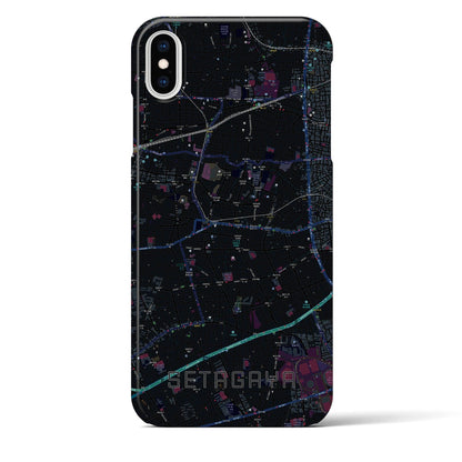 【世田谷（東京都）】地図柄iPhoneケース（バックカバータイプ）