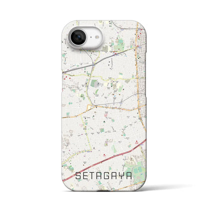 【世田谷（東京都）】地図柄iPhoneケース（バックカバータイプ）