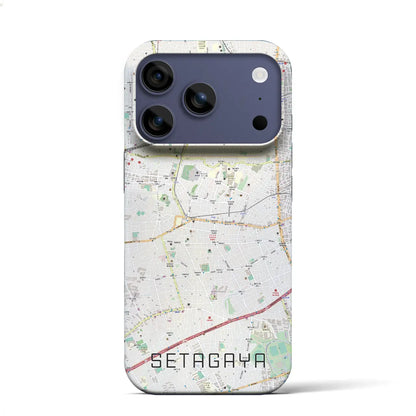 【世田谷（東京都）】地図柄iPhoneケース（バックカバータイプ）