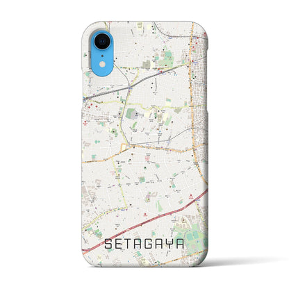 【世田谷（東京都）】地図柄iPhoneケース（バックカバータイプ）
