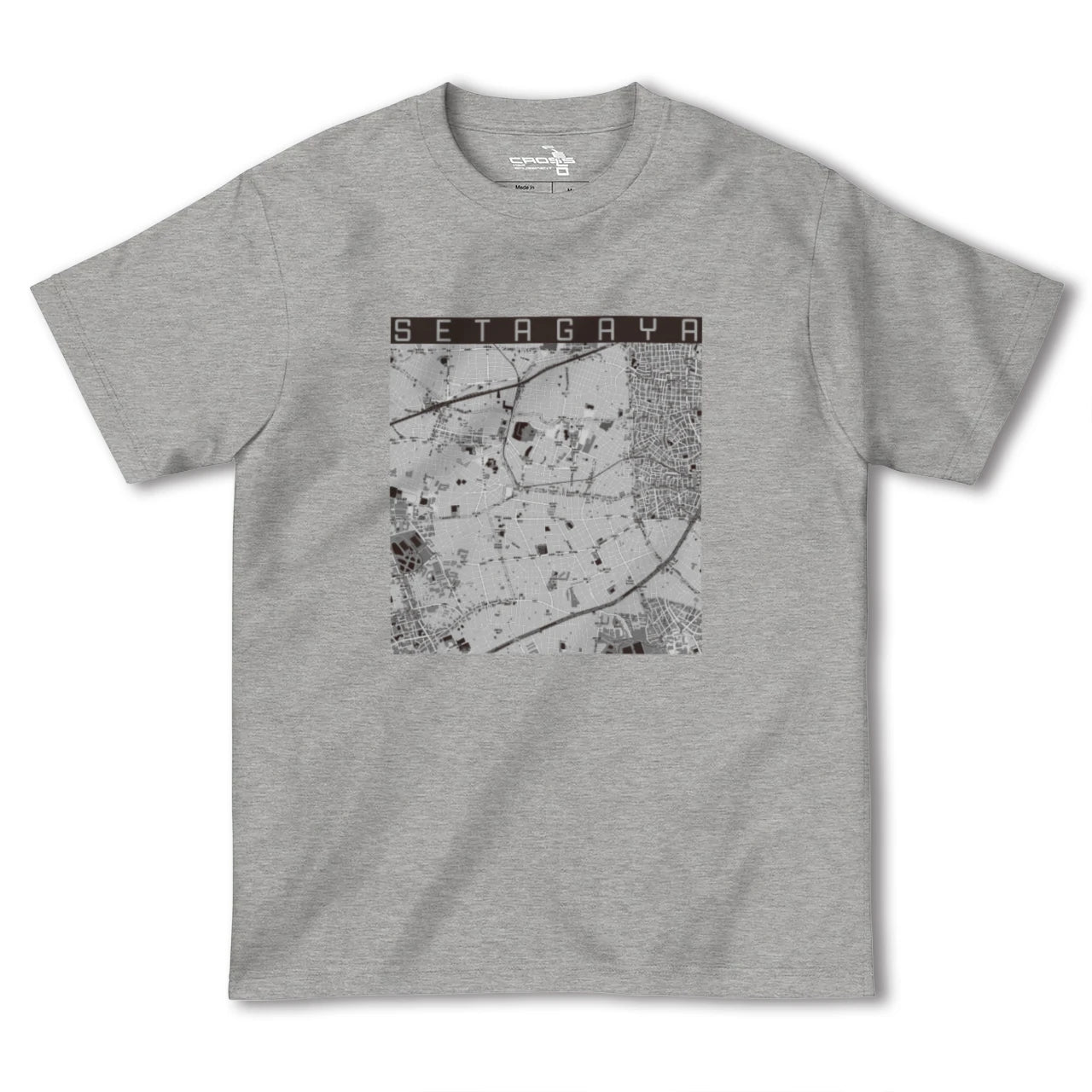 【世田谷（東京都）】地図柄ヘビーウェイトTシャツ