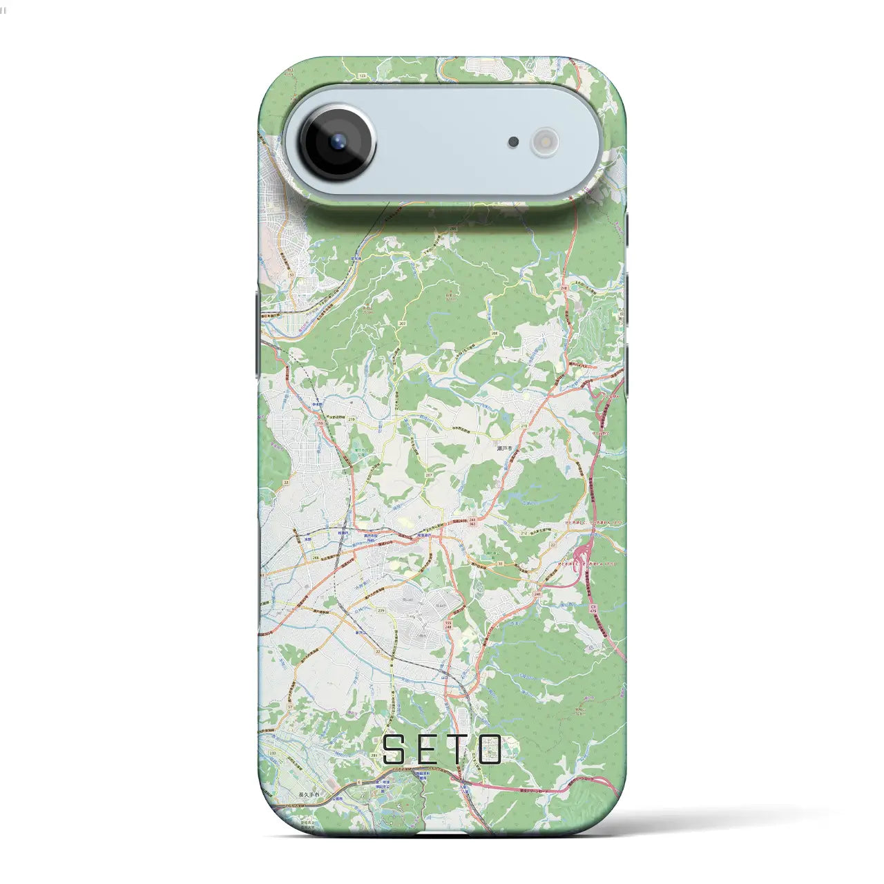 【瀬戸（愛知県）】地図柄iPhoneケース（バックカバータイプ）