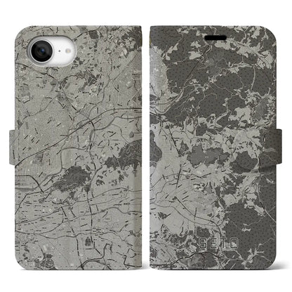 【瀬戸（愛知県）】地図柄iPhoneケース（手帳タイプ）