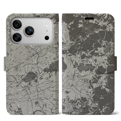 【瀬戸（愛知県）】地図柄iPhoneケース（手帳タイプ）