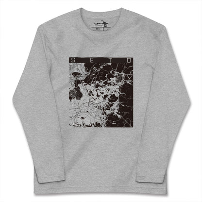 【瀬戸（愛知県）】地図柄ロングスリーブTシャツ