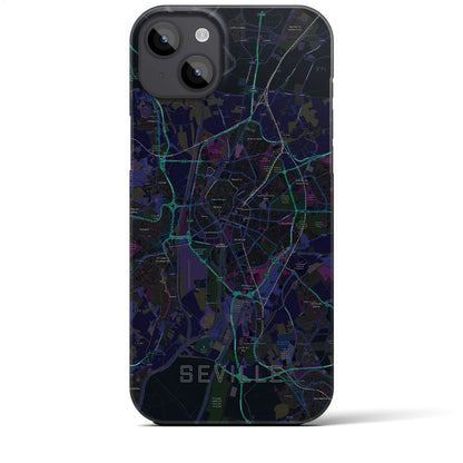 【セビリア（スペイン）】地図柄iPhoneケース（バックカバータイプ）