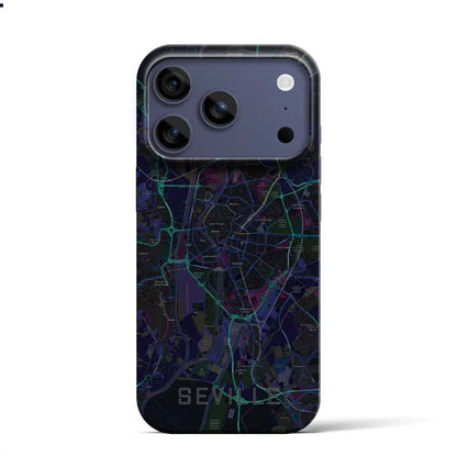 【セビリア（スペイン）】地図柄iPhoneケース（バックカバータイプ）